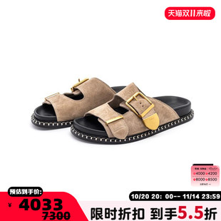 女士舒适度假休闲拖鞋 新款 凉拖银泰百货精品301574 春季 CHLOè