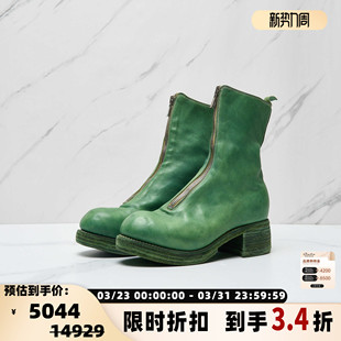 短靴银泰百货 PL2前开口拉链时尚 301596 潮流都市女士经典 GUIDI