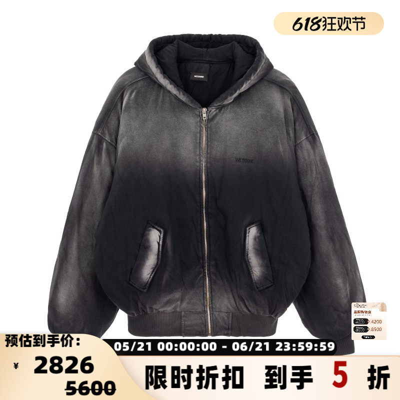 WE11DONE 女士连帽上衣外套夹棉夹克棉服银泰百货精品 301574