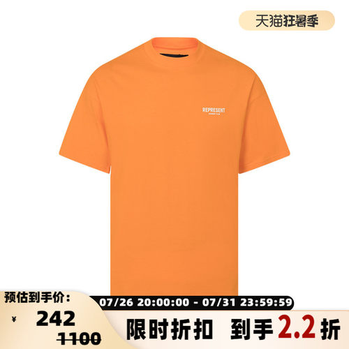 REPRESENT日常休闲圆领短袖T恤