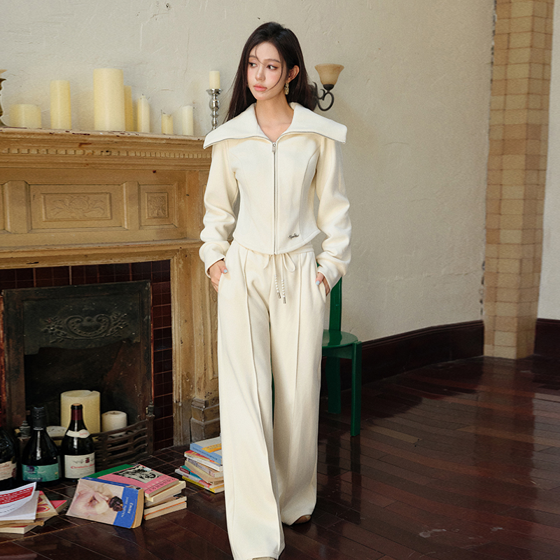 ThreeQuarters微喇宽松休闲裤