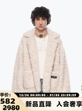 ANN ANDELMAN  秋冬新款男女同款立领毛毛外套银泰百货 301286