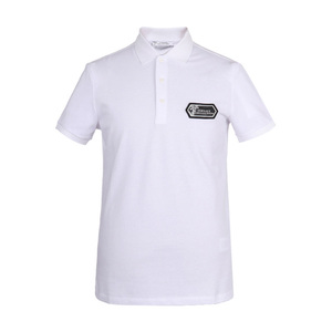 VERSACE COLLECTION范思哲 男士白色棉质短袖POLO衫300095