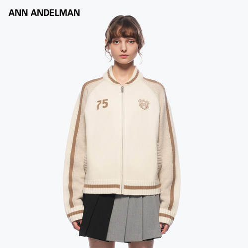 ANN ANDELMAN 男女同款针织棒球服外套银泰百货 301286