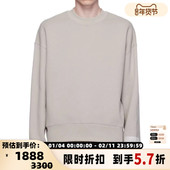 Ami 301596 oversize薄绒圆领卫衣银泰百货精品 Paris 男女同款