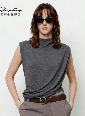 UNCODED 2025秋冬新款女士羊毛混纺背心银泰百货 301590