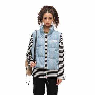 301261 秋冬男女满天星羽绒牛仔马甲银泰百货精品 Alexia Sandra