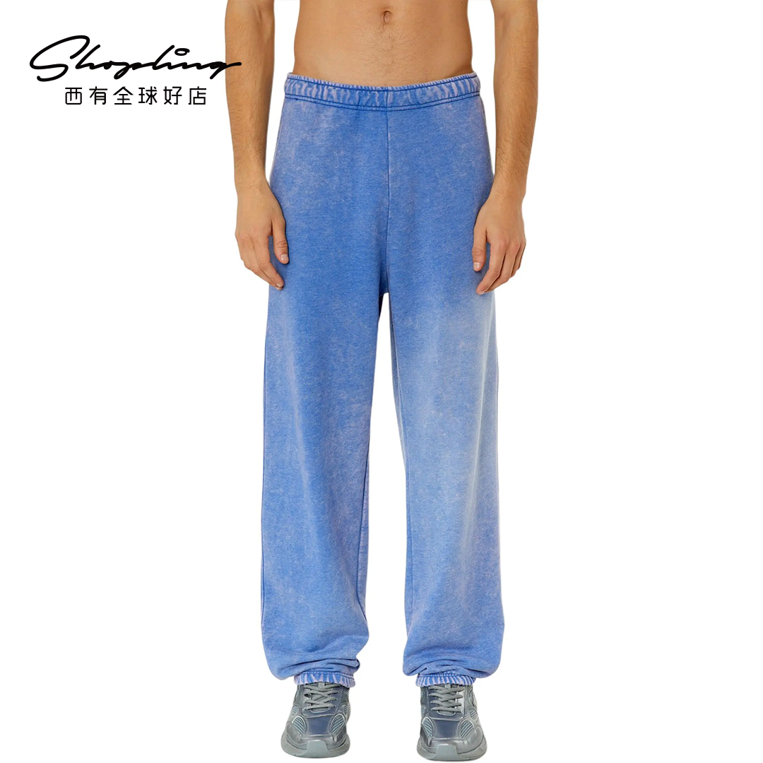 Diesel 秋冬新款男士字母徽章束脚休闲裤银泰百货精品 301596