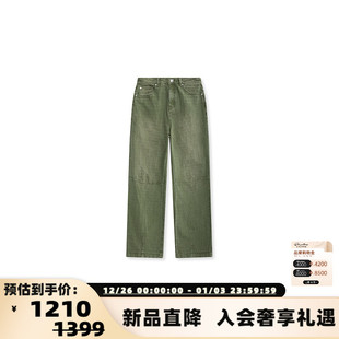 银泰百货 满印logo休闲直筒牛仔裤 301446 25秋冬男女款 VETEMENTS