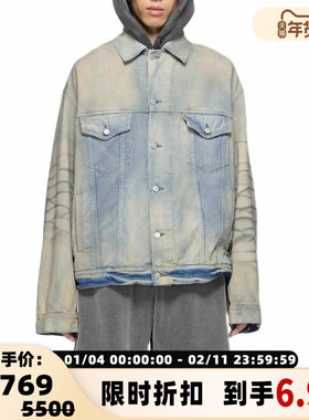ACNE STUDIOS 秋冬新款男女同款水洗牛仔外套银泰百货精品 301574