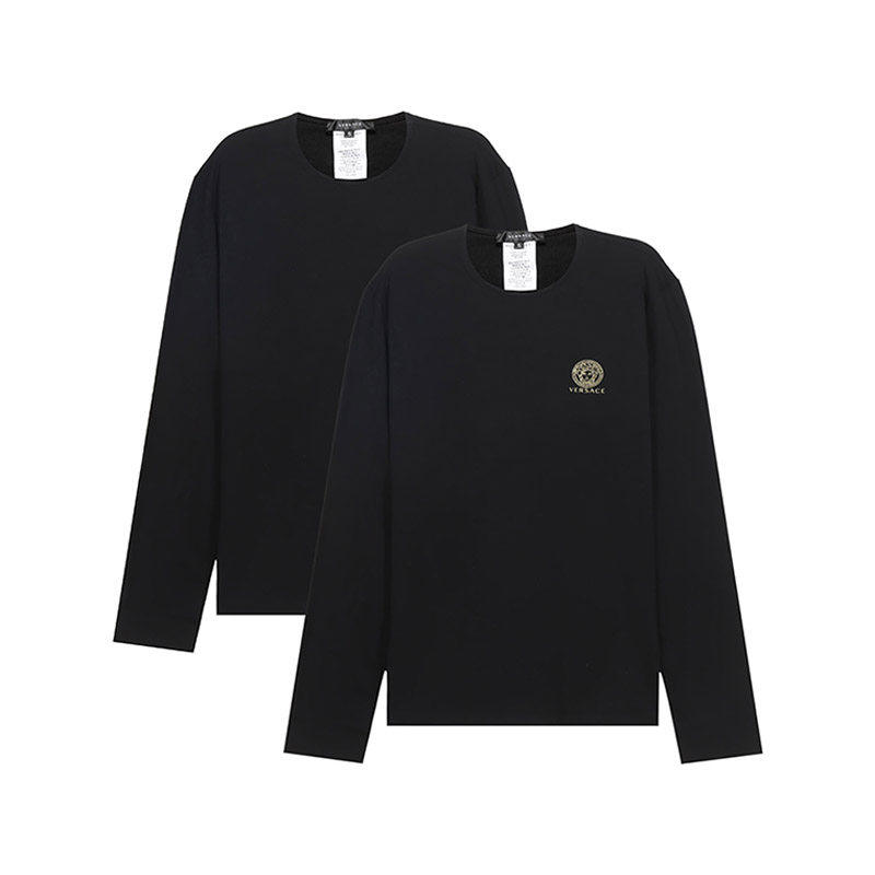 VERSACE/范思哲 男士棉质圆领长袖秋衣打底T恤两件套装300095