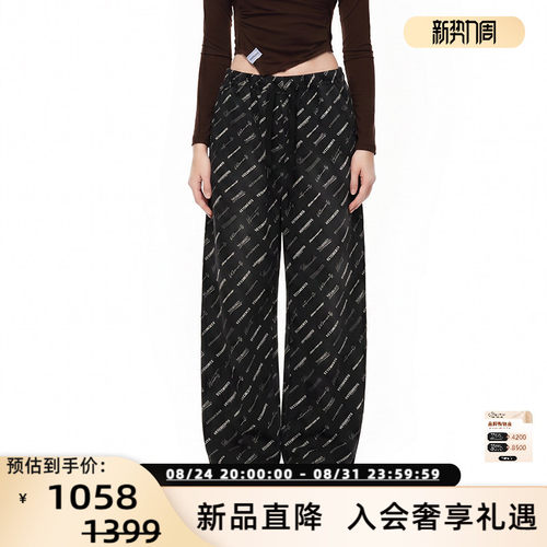 VETEMENTS早秋阔腿牛仔裤男女