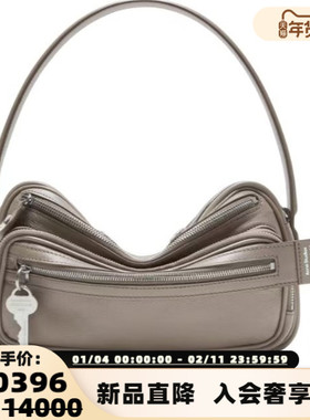 ACNE STUDIOS 25新款男女同款拉链手提斜挎包银泰百货 301574