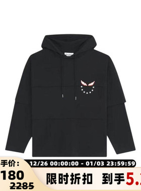 ETUDES 秋冬新款男士潮奢休闲连帽衫卫衣银泰百货精品 301574