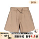 短句潮流简约女士抽绳休闲短裤 SHORT SENTENCE 301574