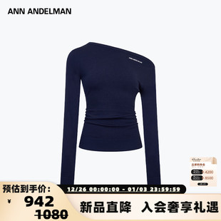 ANDELMAN 银泰百货 25新款 一字肩针织衫 301286 女士三穿薄款 ANN