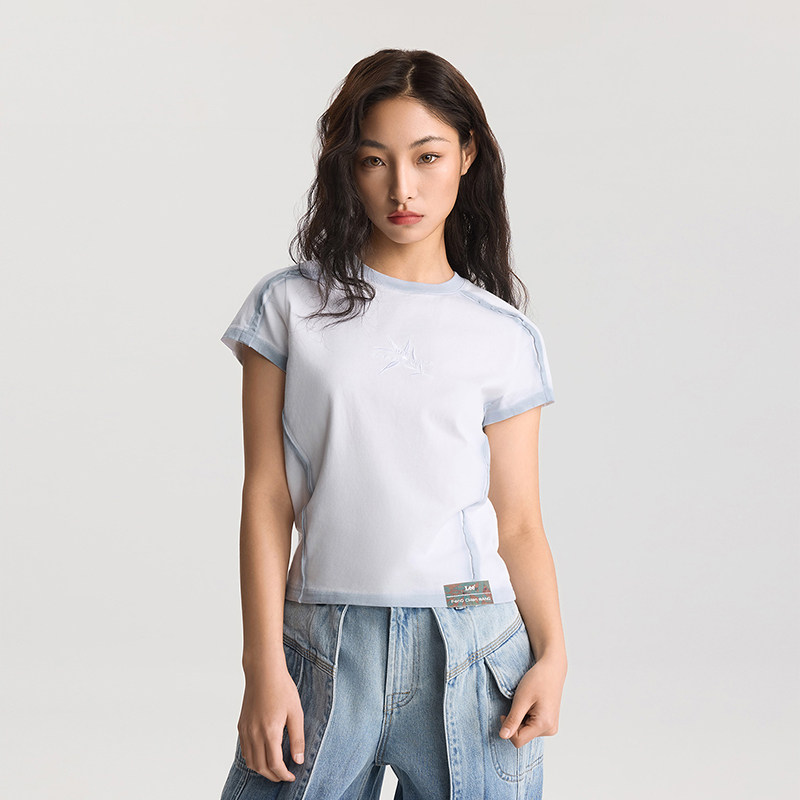 FENGCHENWANG女士喷染短袖T恤图片