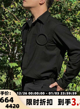 Pronounce 早秋款男士设计感长袖衬衫银泰百货精品 301596