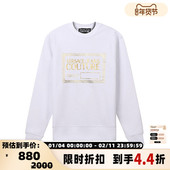 Versace范思哲 卫衣银泰百货300095 LOGO图案加绒圆领长袖 VJC 男士