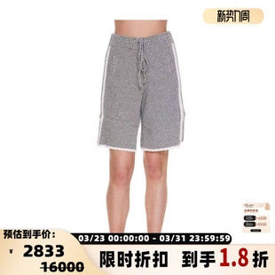 银泰百货 MAISON 女士舒适透气休闲五分短裤 夏季 301604 MARGIELA