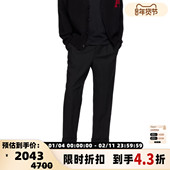 银泰百货精品 Ami 301596 男士 羊毛混纺卷边西裤 Paris 春夏款