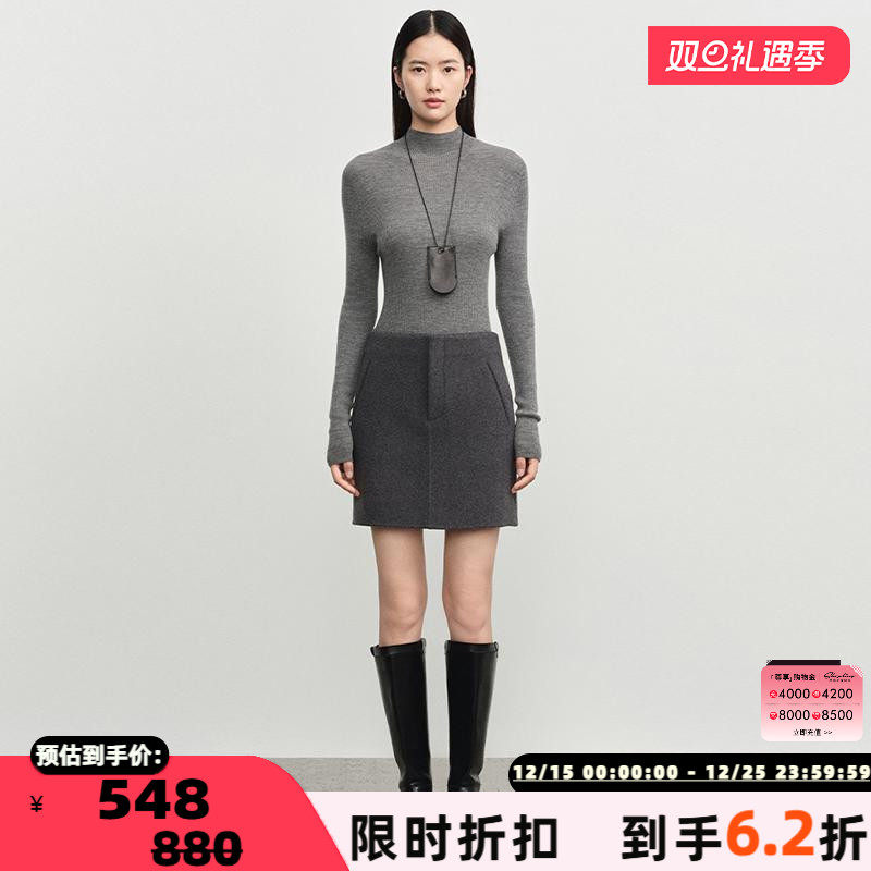 CONCISE-WHITE时尚简约毛衣