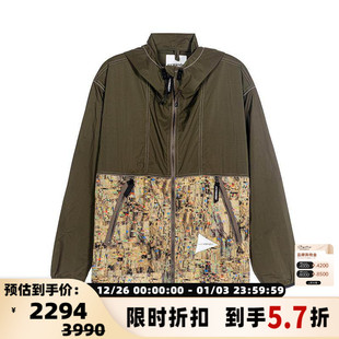 男士 秋冬新款 休闲拼色尼龙夹克银泰百货精品301574 WANDER AND