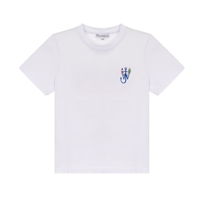 JW ANDERSON 夏季新款女士棉质圆领休闲短袖T恤银泰百货 301574