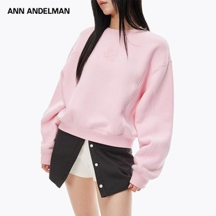 ANN 301286 ANDELMAN秋冬女士软糯感加软套头卫衣银泰百货精品