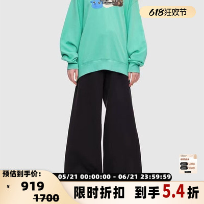 SHORT SENTENCE 女士松紧腰抽绳加绒宽松阔腿休闲裤银泰 301604