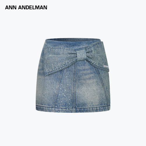 ANN ANDELMAN 秋冬新款女士牛仔拼立领牛仔半裙银泰百货 301286