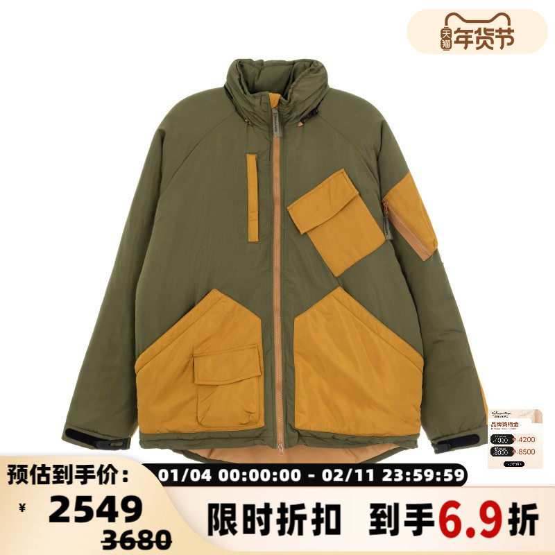 LIBERAIDERS 男士撞色多口袋工装夹克外套银泰百货 301574,男装,夹克,淘宝优惠券,粉丝福利购,淘宝优惠卷