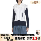 银泰 Maison Margiela秋冬女士假两件休闲娃娃领针织衫 301604