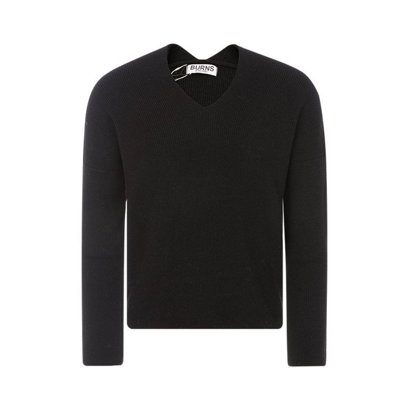 BURNS&FACTORY保暖V领针织衫