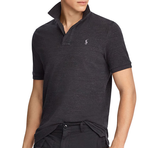 Polo Ralph Lauren/拉夫劳伦 男士徽标刺绣短袖POLO衫银泰300217