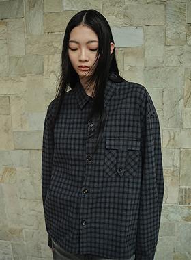 The Last Redemption 秋冬男士格纹长袖衬衫银泰百货精品301461