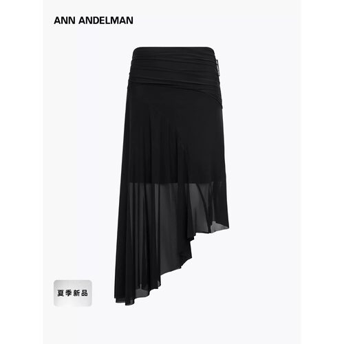 ANN ANDELMAN26春夏女士网纱半透不规则半身裙 银泰百货 301286