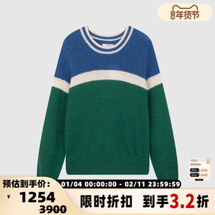 ISABEL MARANT ETOILE 撞色羊驼毛女毛针织衫毛衣银泰百货 301604