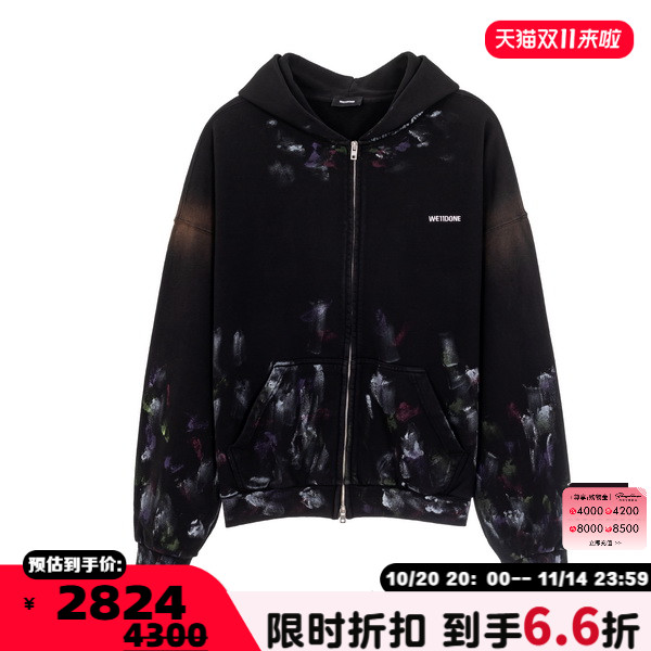 WE11DONE休闲长袖卫衣