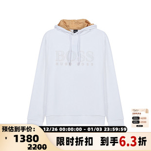 LOGO图案银泰百货 Hugo 连帽卫衣运动衫 男士 300095 Boss雨果博斯