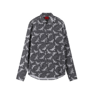 Boss雨果博斯 银泰百货 男士 衬衫 300095 HUGO系列休闲长袖 Hugo