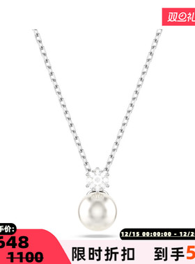 SWAROVSKI 春夏女士白色简约时尚款项链银泰百货精品 301367