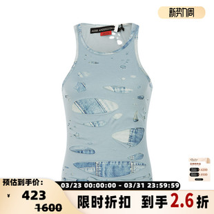 BELL 辣妹风镂空无袖 春季 女士个性 吊带背心 新款 ANDERSSON