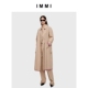 300124 女士斜纹棉布翻领风衣 IMMI 设计师品牌