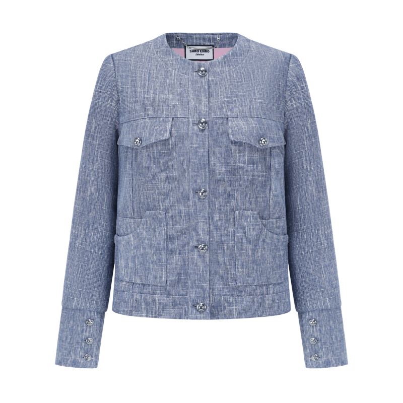 SHROENRO小香风绗棉外套