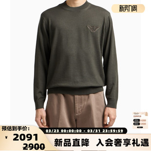 绵羊毛商务休闲毛衣银泰百货 EMPORIO 男士 秋冬新款 301574 ARMANI