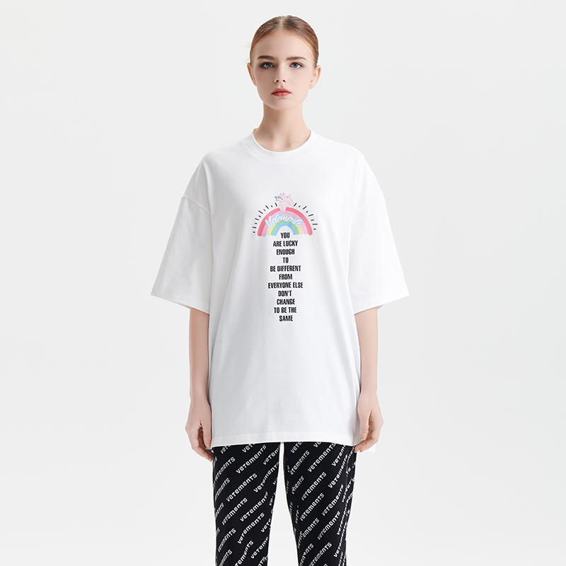 VETEMENTS情侣同款短袖夏潮流