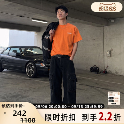 REPRESENT印花圆领短袖T恤