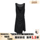 连衣裙银泰百货精品 FLONAKED 秋冬黑钻不规则下摆修身 300170