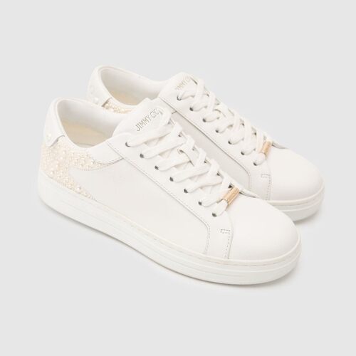 JIMMY CHOO 周仰杰秋冬新款女士牛皮低帮运动休闲板鞋银泰 301604